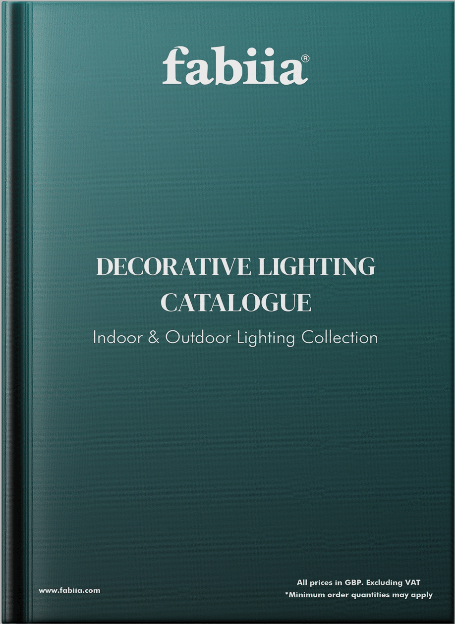 decorative lighting catalogue banner